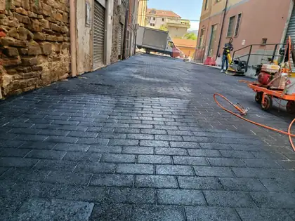 Asfalto stampato — Agropoli (SA), fotografia 5 di 7