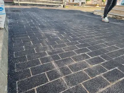 Asfalto stampato al cimitero comunale — Cicciano (NA), fotografia 10 di 11