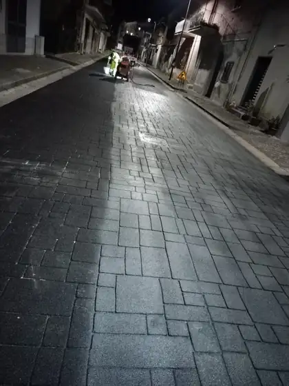 Asfalto stampato, primo intervento — Grazzanise (CE), fotografia 5 di 23
