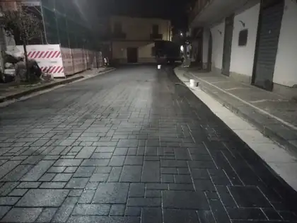 Asfalto stampato, primo intervento — Grazzanise (CE), fotografia 7 di 23