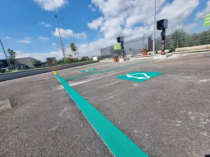 Segnaletica di un distributore di carburante — San Giuseppe Vesuviano (NA), fotografia 3 di 20